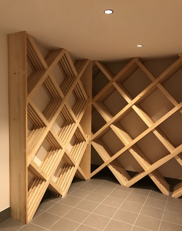 Cave aménagée chalet luxe Megève