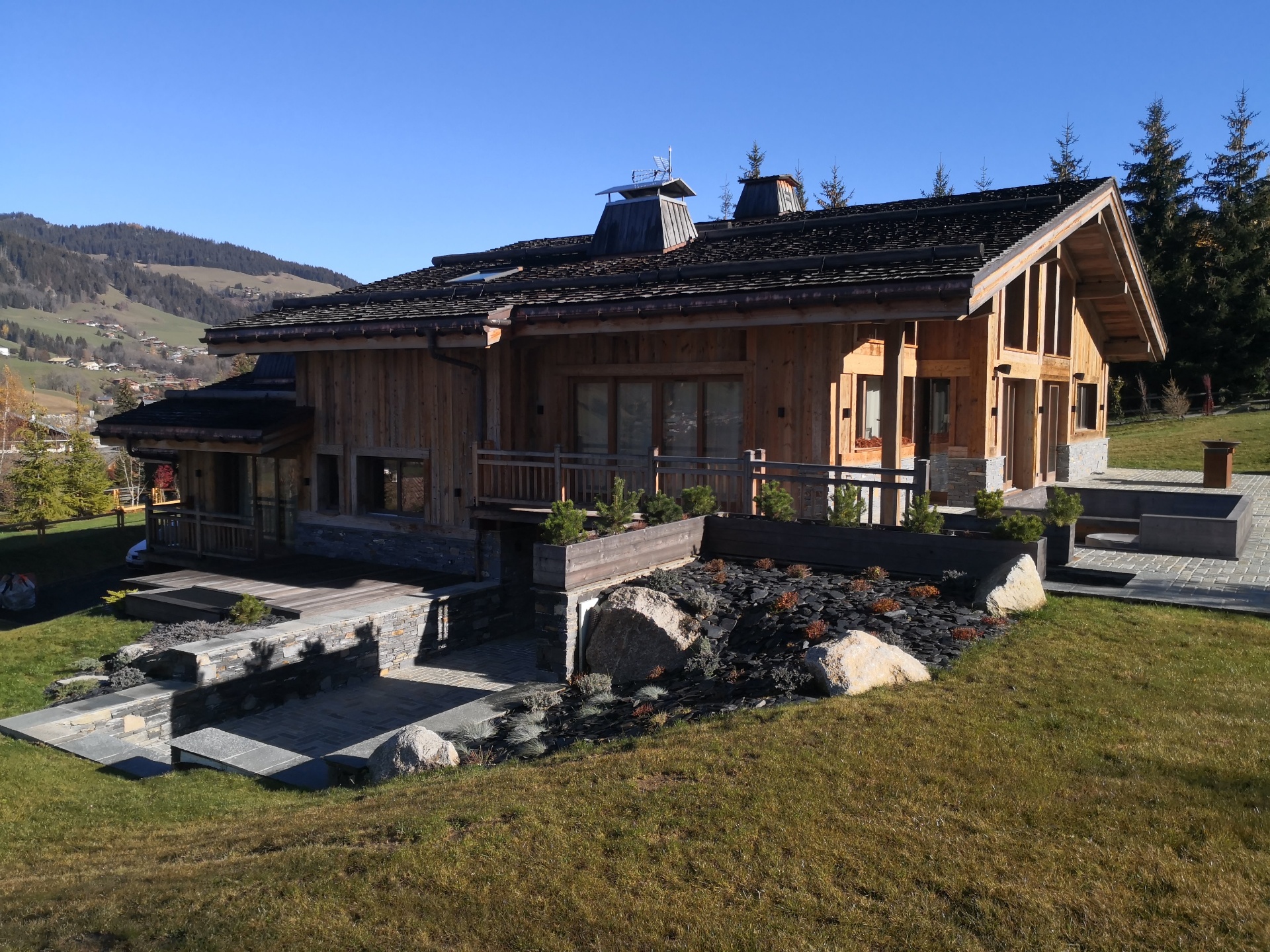 Chalet contemporain architecture alpine Haute-Savoie