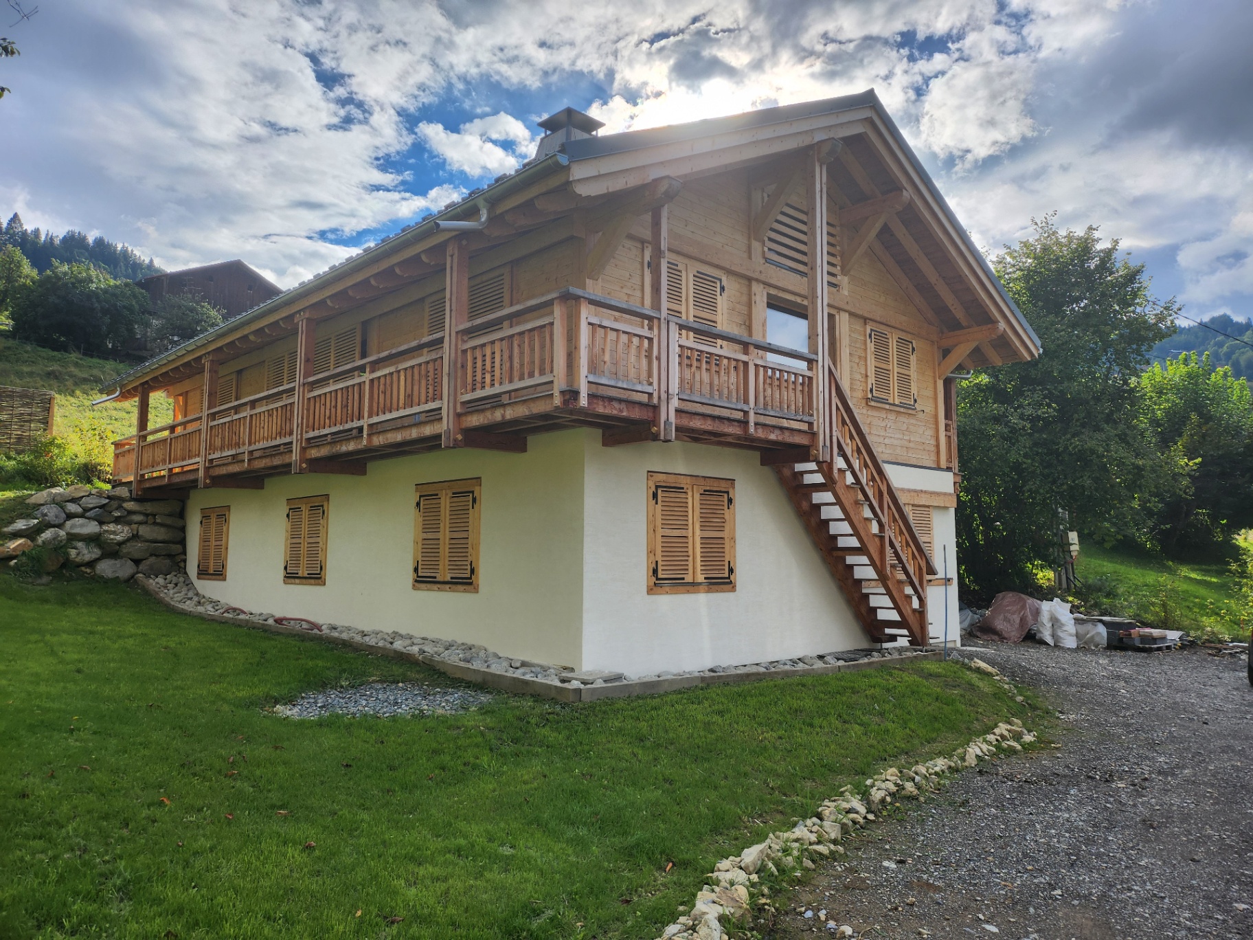 Chalet bois architecture montagne Megève