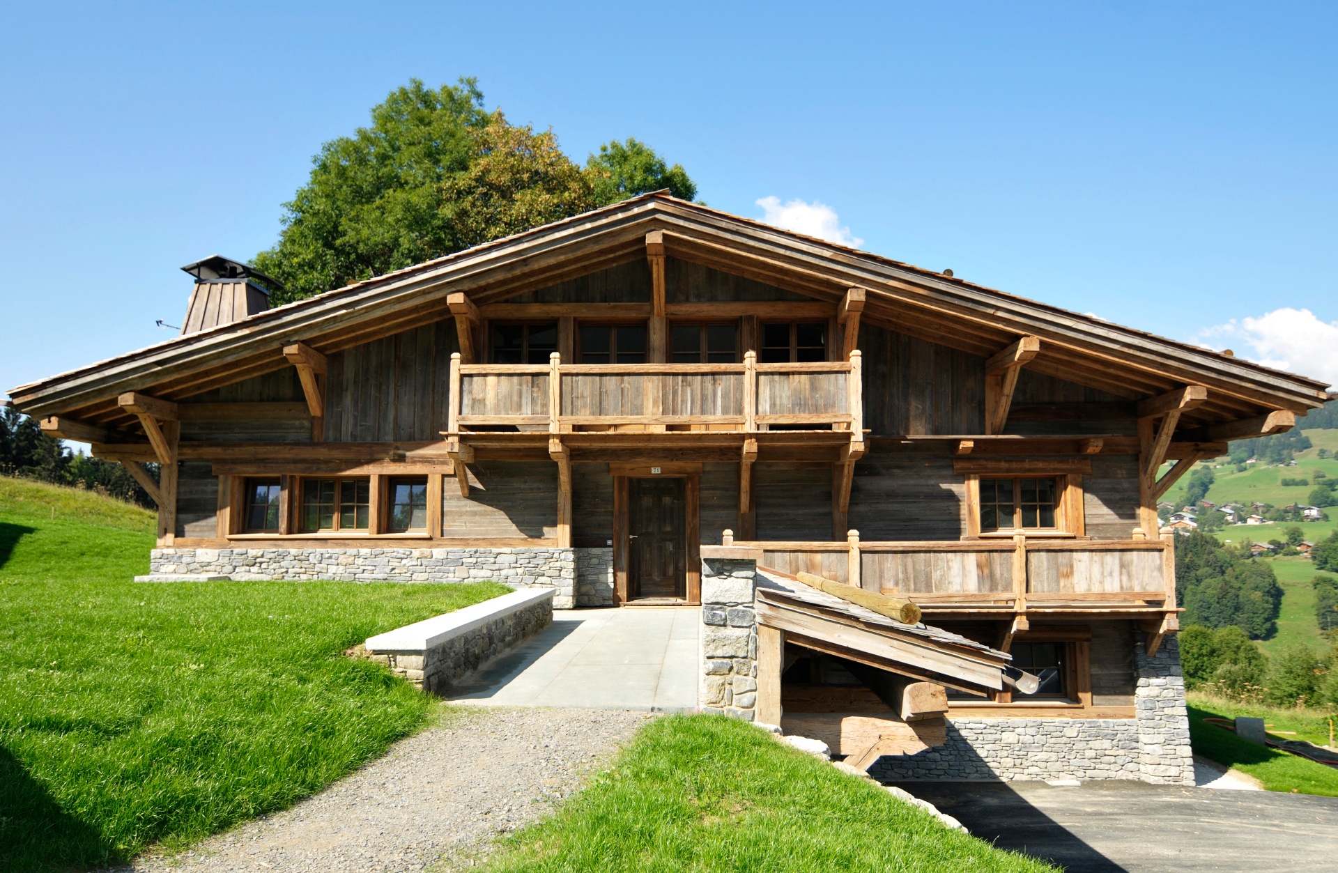 Chalet alpin réhabilitation Haute-Savoie