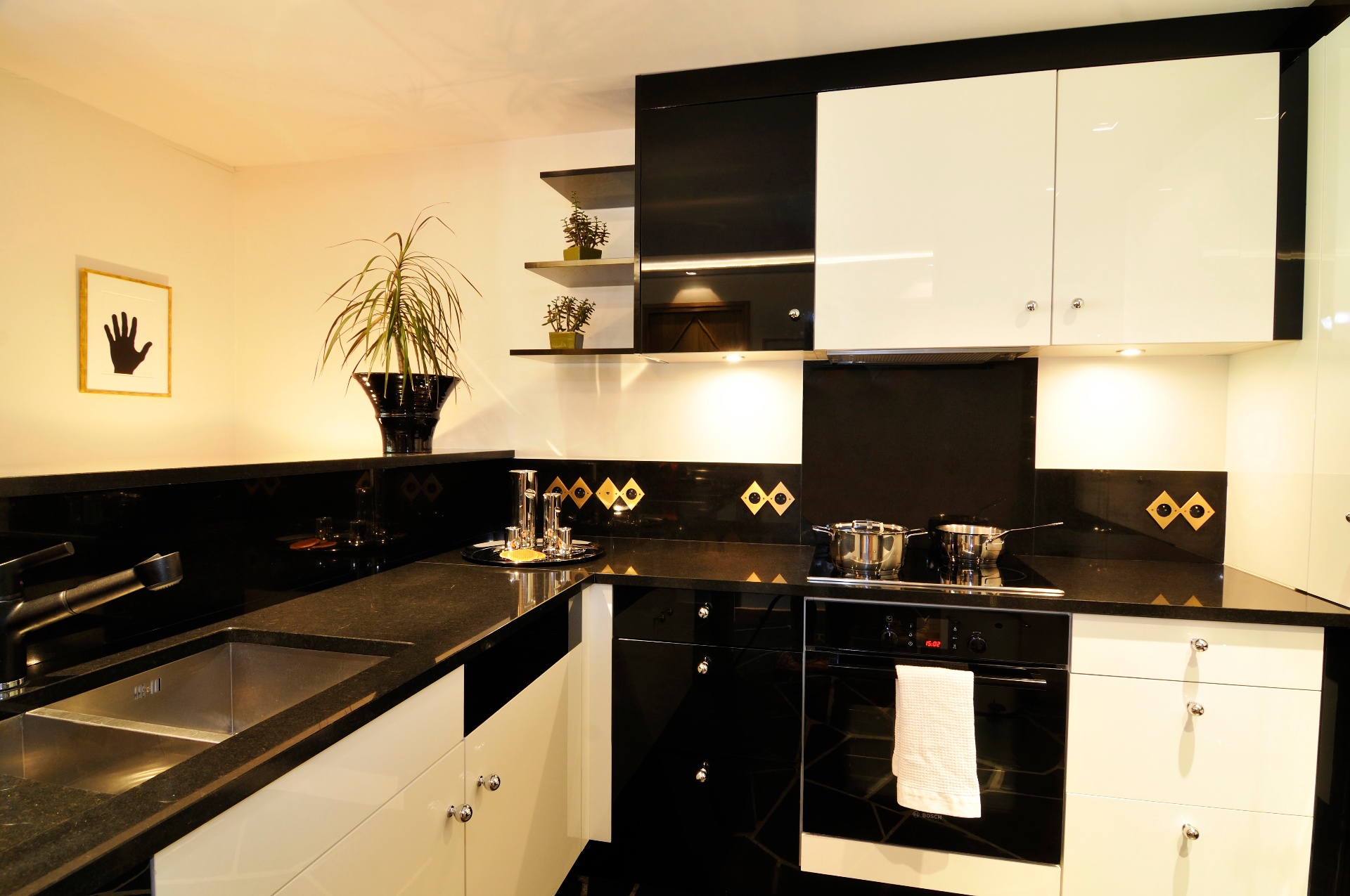Cuisine chalet contemporain Megève